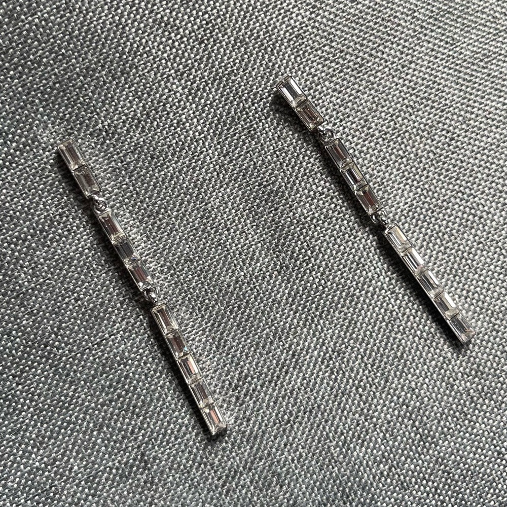 Elegant Silver Drop Earrings